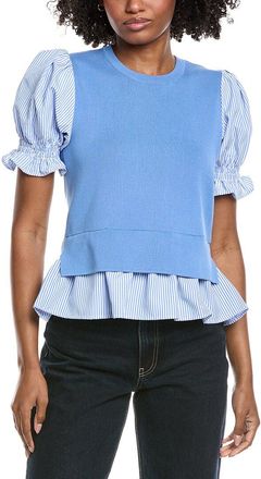 Nanette Lepore Twofer Knit Top
