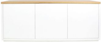 Maisons du monde Aparador blanco con 3 puertas 175 cm