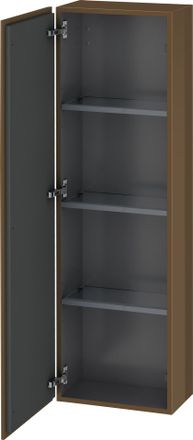 Duravit Duravit L-cube Semi-alta Anchura De Mueble 400mm, Profundidad 243mm, 1 Puerta, Abatible A La Izquierda, Color: Marr&oacute;n Oliva Laca Alto Brillo - Lc1168l