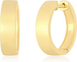 EF Collection Charlie Hoop Earrings in 14K Yellow Gold at Nordstrom