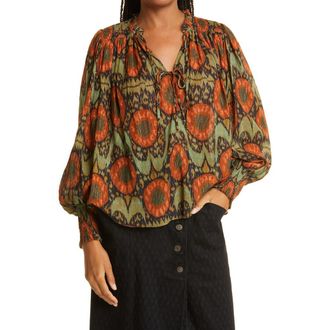 Ulla Johnson Anita Blouse in Nocturne at Nordstrom Rack, Size 2