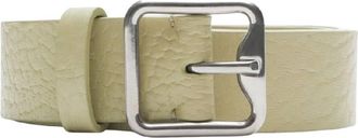Burberry Leather B Buckle Belt, Size Medium