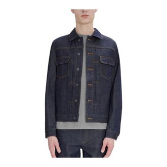 A.P.C. Denim Jackets, male, Blue, Size: XL Veste Jean Work