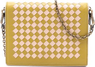 Bottega Veneta Pre-owned Bottega Veneta Nappa Intrecciato Wallet on Chain P00107796C