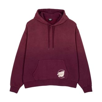 Santa Cruz Kapuzensweatshirt SANTA CRUZ IMPRINT MOON DOT HOOD, Damen, Gr. 6 (XS), schwarz cherry wash, Obermaterial: 80% Baumwolle, 20% Polyester, Sweatshirts Ka