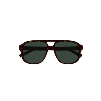 Gucci Zonnebrillen - unisex - Accessoires - Bruin - Maat: ONE Size
