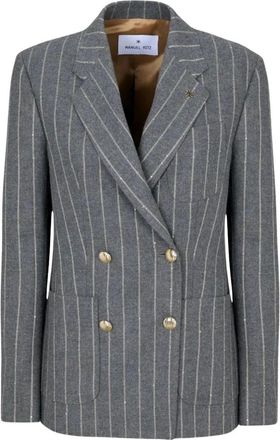 Manuel Ritz Mujer, Chaquetas, Gris, Talla: L