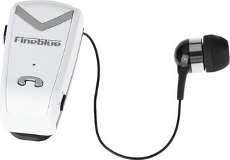 Trade Shop Trade Shop - Auriculares Retr&aacute;ctiles Universal Bluetooth Auriculares Fineblue F-v2 Para Tel&eacute;fono Inteligente