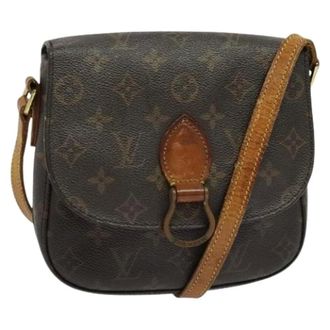 Louis Vuitton Tweedehands Canvas Louis Vuitton tassen - Dames - Pre-owned - Bruin - Maat: ONE Size Leer