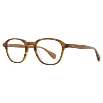 Garrett Leight Glasses, unisex, Brown, Size: 46 MM Gilbert Optical Frame