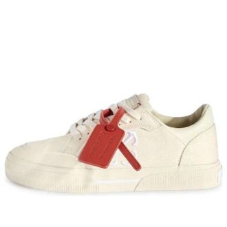 Off-white (WMNS) Off-White New Low Vulcanized Canvas Sneakers Beige OWIA288S24FAB0010301