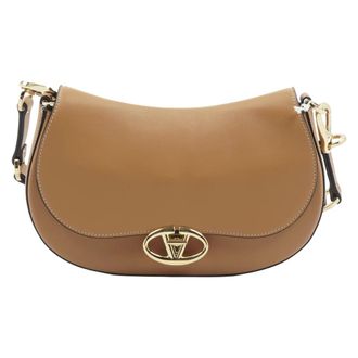 Valentino Ohval Small Shoulder Bag - female - Valentino - Shoulder Bags - Brown - ONE SIZE - Bags