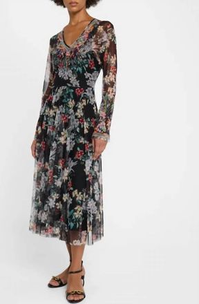 Johnny Was Mazzy Flared Dress (Slip) In Borta Net