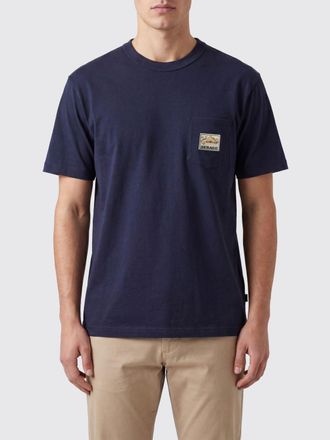Sebago T-shirt girocollo in cotone a maniche corte con logo applicato