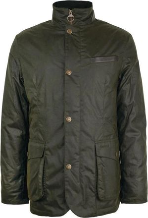 Barbour Elegante Compton Wax Jas in Olijfgroen - Heren - Zomerjassen - Groen - XL - Katoen - Jassen