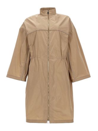 Fabiana Filippi Trench Coat With Zip