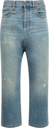 R13 Jeans con bordi sfrangiati - Blu