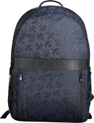 Tommy Hilfiger Backpacks - Heren - Rugzakken - Blauw - ONE Size - Polyester - Tassen