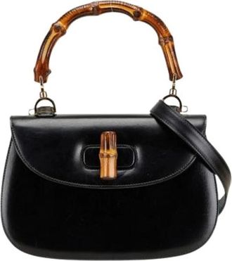 Gucci Pre-owned Handbags, female, Black, Size: ONE SIZE Pre-owned Vintage Handbag