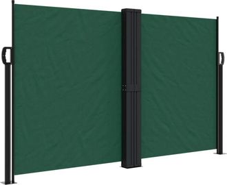 vidaXL Toldo Lateral Retr&aacute;ctil Verde Oscuro 140x1200 Cm Vidaxl