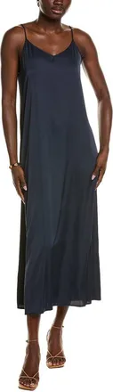 POINT Point Satin Slip Dress