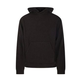 Maison Kitsun&eacute; Comfort Hoodie Sweatshirt - Heren - Sweatshirts & Hoodies - Bruin - Maat: L Katoen