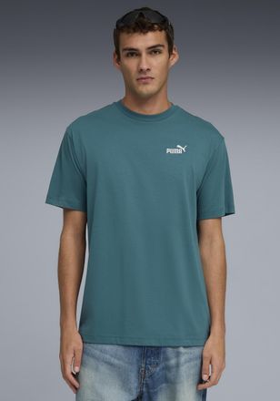 Puma T-Shirt PUMA ESS RELAXED SMALL NO. 1 LOGO TEE, Herren, Gr. XXL, emerald ice, Jersey, Obermaterial: 100% Baumwolle, bedruckt, relaxed fit normal, Rundh