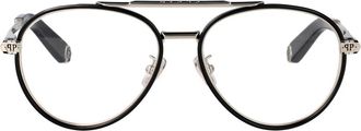 Philipp Plein Optical Plein Light Brillen - Heren - Brillen - Zwart - 56 MM - Accessoires