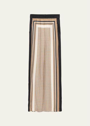 A.L.C. Tyler Printed Satin Pants