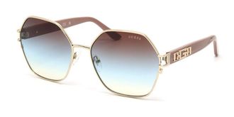Guess GU7913 33W Womens Sunglasses Gold Size 59