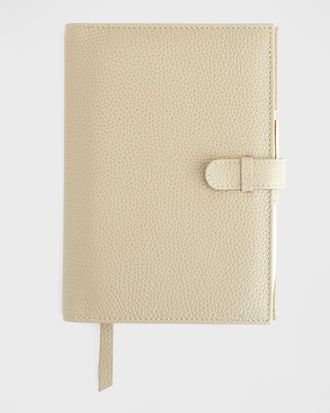 Royce Leather Monogrammed Executive Weekly Leather Calendar Planner, Personalized