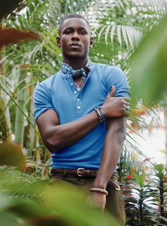 Le 31 Mens Stretch jersey Henley Shirt T-shirt Slim fit