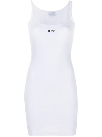 Off-white Abito corto Off Stamp - Bianco