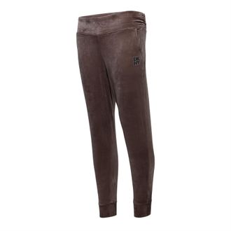 DKNY Womens DKNY Mid Rise Slim Fit Joggers in Taupe