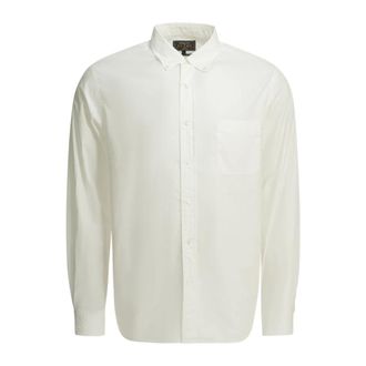 Beams Plus Overhemden, Heren, Wit, 2Xl, Katoen, BD Oxford