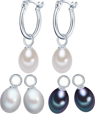 Lulu & Jane Womens Earrings Sterling Silver - One Size