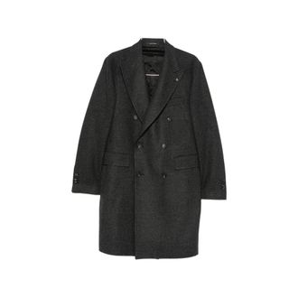 Tagliatore Double-breasted Check-pattern Coat