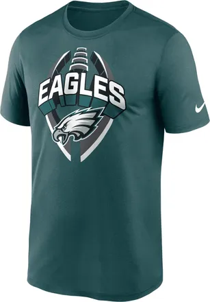 Nike Philadelphia Eagles Legend Icon Mens Nike Mens Dri-FIT NFL T-Shirt in Green | NKGK3JD86-NCF