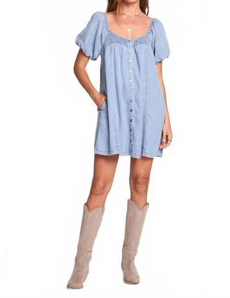 Saltwater Luxe Seymore Mini Dress In Vintage Indigo