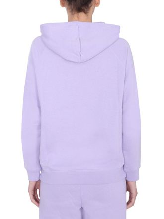 &ecirc;tre c&eacute;cile Cotton Drawstring Hoodie - Purple