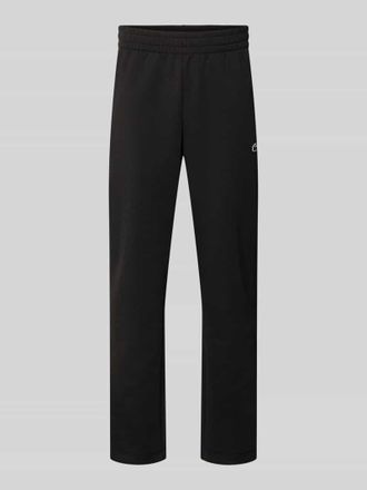 Lacoste Sport Tapered Sweatpants mit Baumwoll-Anteil in Black, Gr&ouml;&szlig;e XXL