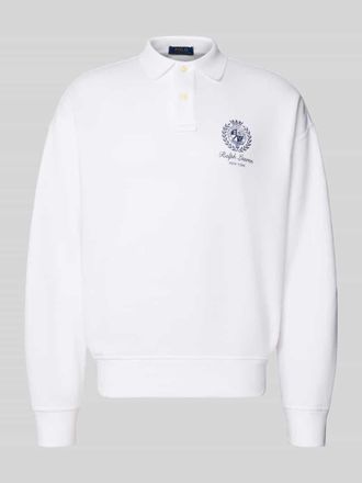 Polo Ralph Lauren Regular Fit Sweatshirt aus Baumwoll-Mix in Weiss, Gr&ouml;&szlig;e XXL