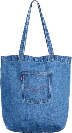 Levi's Beuteltasche LEVIS LEVIS TOTE, Damen, ocean indigo wash 6, Denim/Jeans, Baumwolle, Taschen Beuteltasche, aus Denim, mit Aussentasche