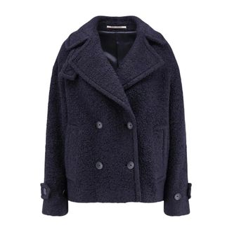 Tagliatore Sheila Coat - Dames - Mantels - Blauw - Maat: XS Wol