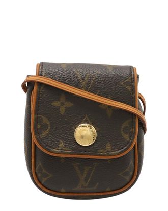 Louis Vuitton Brown Monogram Canvas Pochette Cancun (Authentic Pre-Loved)
