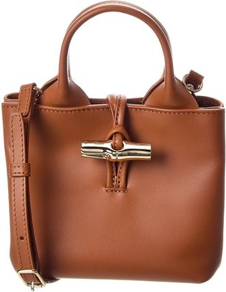 Longchamp Le Roseau Xs Leather Handbag