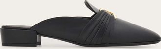 Ferragamo Women Gancini ornament mule Black Size 10.5