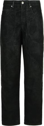 Isabel Marant Kelvina Black Faux Leather Pants
