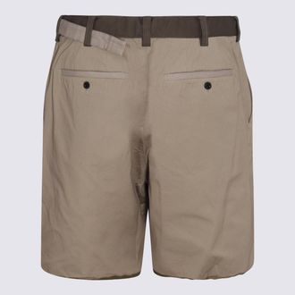 sacai Mens Shorts Khaki _co