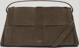 DeMellier The Florence Crossbody in Hazel Suede Leather Crossbody bag